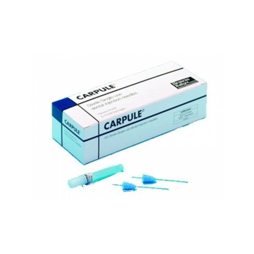 KULZER SOPIRA CARPULE FREE FLOW INJECTIENAALDEN 30G/0,3x16mm GROEN (100st)