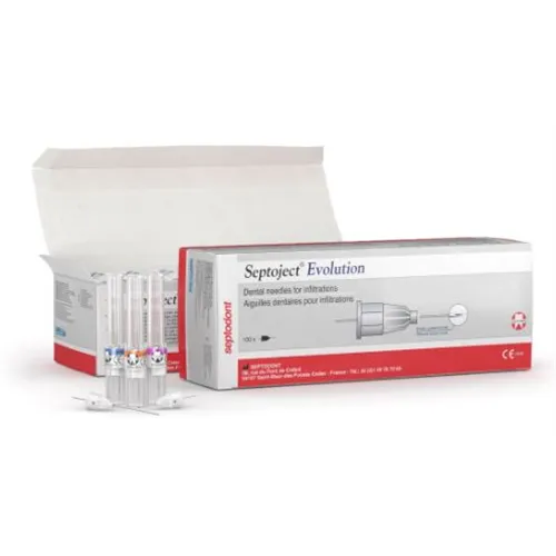 SEPTODONT SEPTOJECT EVOLUTION INJECTIENAALDEN 27G SHORT 0,40x9mm LILA(100st)