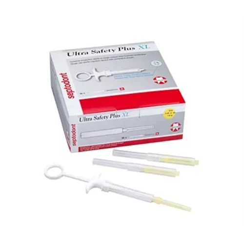 SEPTODONT ULTRA SAFETY PLUS XL INJECTIENAALDEN 27G LONG 0,40x35mm (50st)