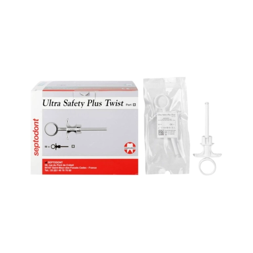 SEPTODONT ULTRA SAFETY PLUS TWIST HANDVAT STERIEL (50st) 10254O