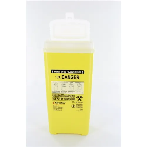 FLYNTHER NAALDENCONTAINER VIERKANT INHOUD 1,5ltr