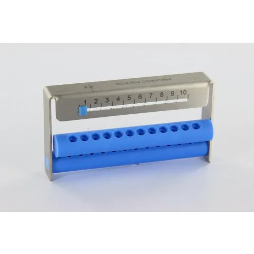 NICHROMINOX ROTERENDE ENDODISPENSER MET STERIMETER BLAUW (12st) 182260-2
