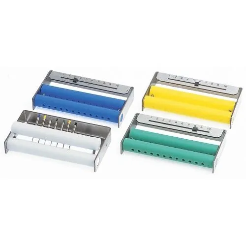 NICHROMINOX ROTERENDE ENDODISPENSER MET STERIMETER GEEL (12st) 182260-5