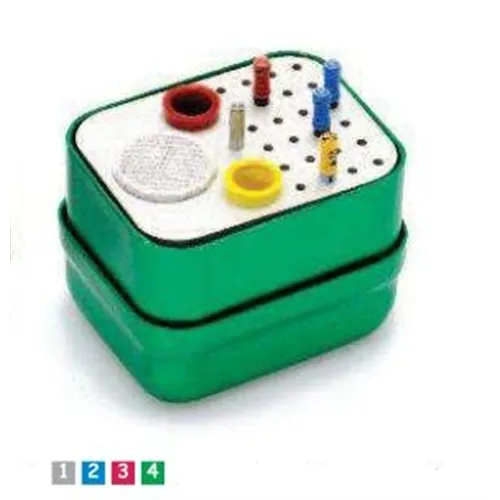 NICHROMINOX ENDOBOX MICRO PLUS GROEN 24st/2cups 180183-4