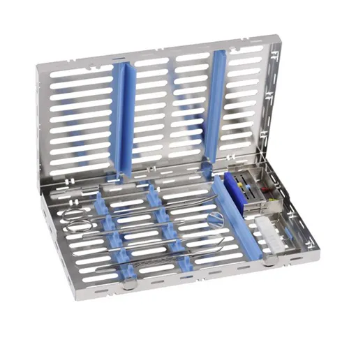 NICHROMINOX STERILISATIECASSETTE MULTI 27x17cm ORANJE 182067-7