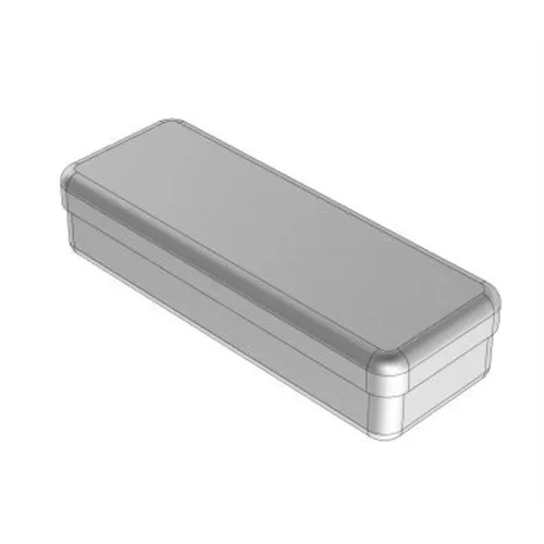 NICHROMINOX ALUMINIUM BOX 10x3x2cm ZILVER 180005-1