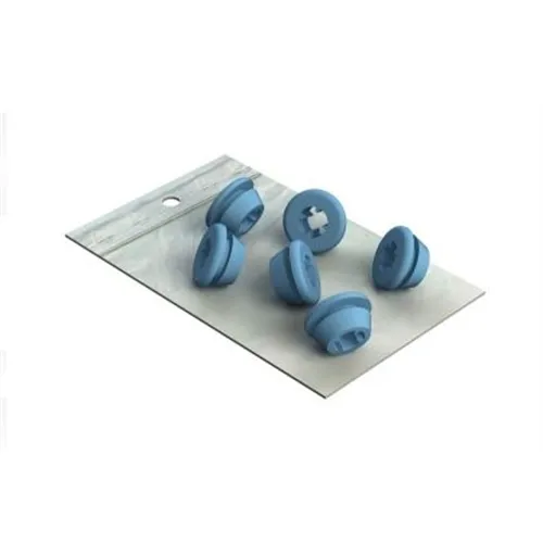 NICHROMINOX MULTIHOLDER TEFLON INSERTS BLAUW (3,5-5mm) 500610-2