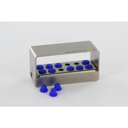 NICHROMINOX BORENSTANDAARD PLUG'IN RVS BLAUW 3cm HOOG 12st 190211-2