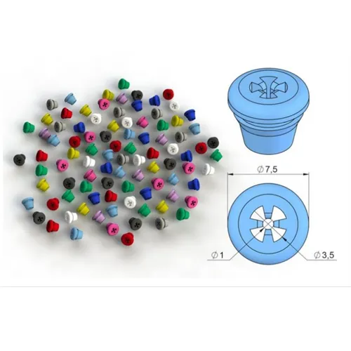NICHROMINOX SILICONE PLUGS VOOR PLUG'IN WIT (8st) 190200-8