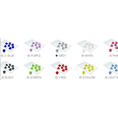 NICHROMINOX SILICONE PLUGS VOOR PLUGIN BRUIN (8st) 190200-10