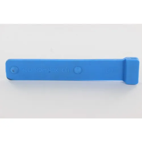 NICHROMINOX SILICONE HANDVAT tbv INTRA-ORALE SPIEGEL KLEUR BLAUW 190796-2