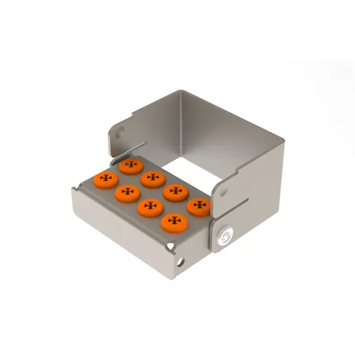 NICHROMINOX BORENSTANDAARD PLUG'IN RVS ORANJE 3cm HOOG 8st 190210-7