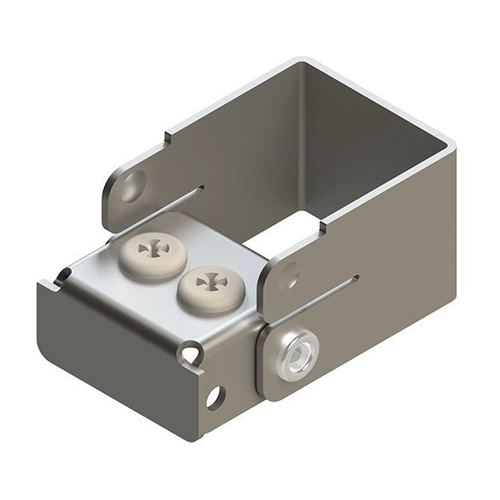 NICHROMINOX BORENSTANDAARD PLUG'IN 2st RVS WIT