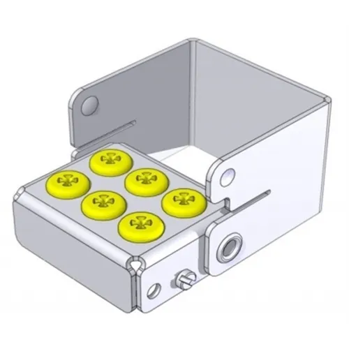 NICHROMINOX BORENSTANDAARD PLUG'IN RVS GEEL 3cm HOOG 6st 190208-5