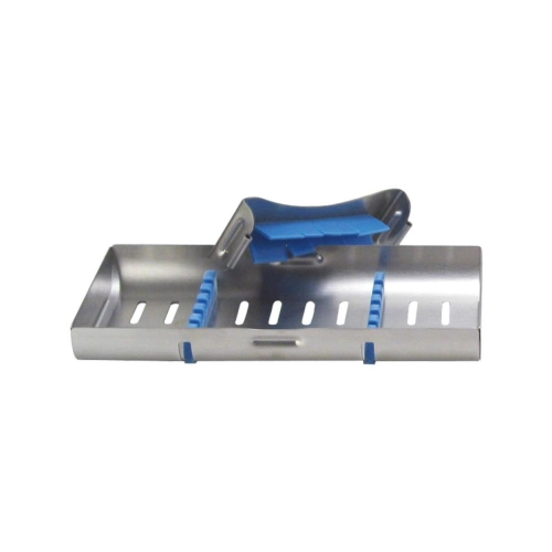 NICHROMINOX STERILISATIECASSETTE ERGO CLIP-5 18x11cm BLAUW  182700-2