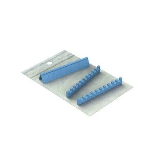 NICHROMINOX ERGO-CLIP/FLEXI-CLIP SILICONE STRIP VOOR 10 INSTRUMENTEN BLAUW (3st)