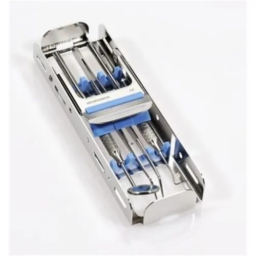 NICHROMINOX INSTRUMENTEN TRAY EASY CLIP-3 GROEN 18x5,5x2,5cm 182903-4