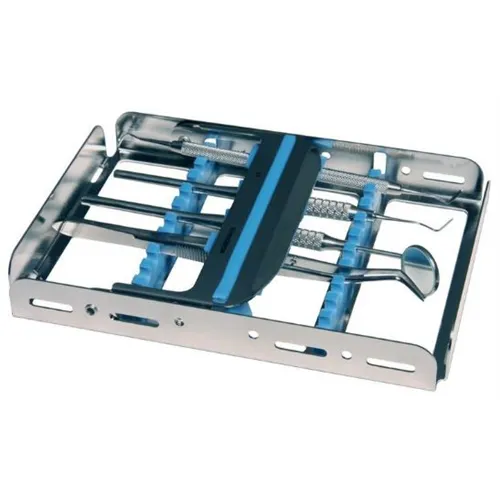 NICHROMINOX INSTRUMENTEN TRAY EASY CLIP-10 ORANJE 18x12,8x2,5cm 182910-7