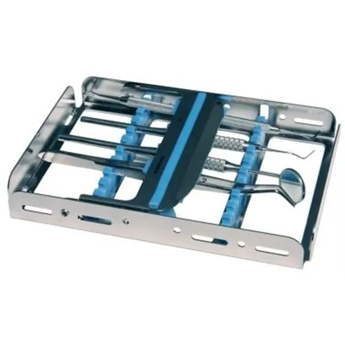 NICHROMINOX INSTRUMENTEN TRAY EASY CLIP-10 GROEN 18x12,8x2,5cm 182910-4