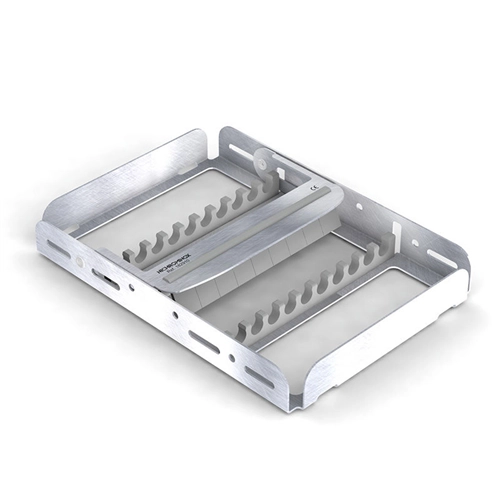 NICHROMINOX INSTRUMENTEN TRAY EASY CLIP-10 GRIJS 18x12,8x2,5cm 182910-1