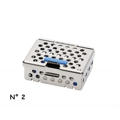 NICHROMINOX STERILISATIECASSETTE MICRO VOOR KLEMMEN 5,7x4,8x2,7cm BLAUW 182092