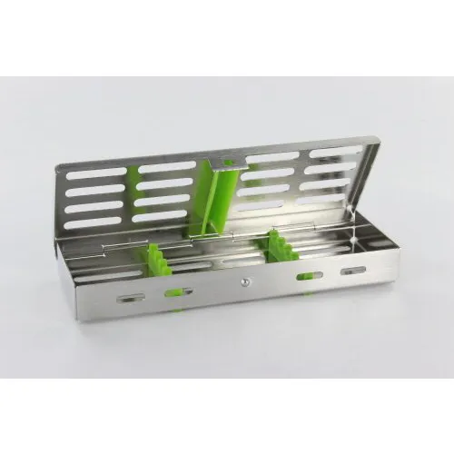 NICHROMINOX PARO MINI INSTRUMENTEN CASSETTE 18x6cm GROEN (5) 182063-4