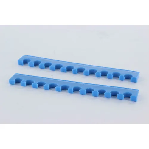 NICHROMINOX SILICONE SET VOOR CASSETTE 18x13 TBV 10 INSTRUMENTEN BLAUW 182072-2