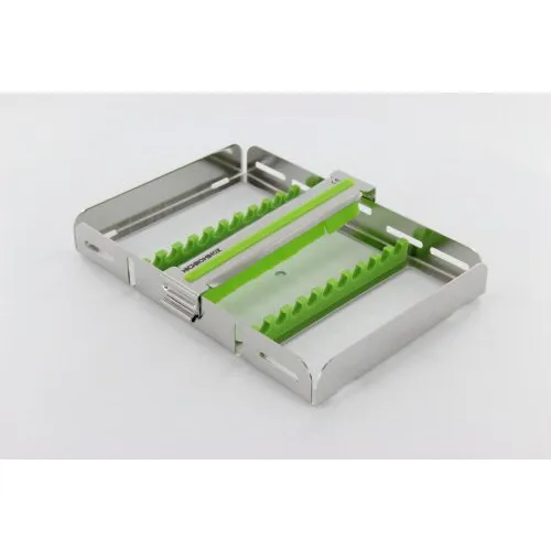 NICHROMINOX STERILISATIECASSETTE FLEXI CLIP-10 18x13,6cm GROEN 182810-4
