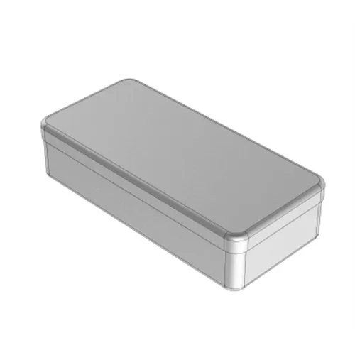 NICHROMINOX ALUMINIUM BOX 21x10x5cm ZILVER 180021-1