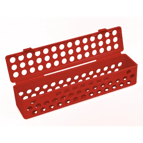 ZIRC STERI CONTAINER KLEUR M ROOD (voor 10-14 instrumenten)