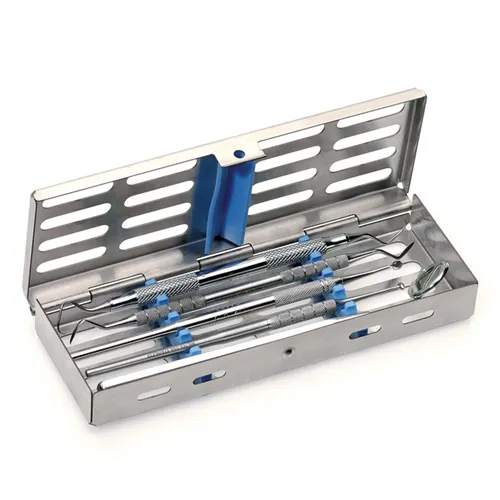 NICHROMINOX PARO MINI INSTRUMENTEN CASSETTE 18x6cm WIT 182063-8