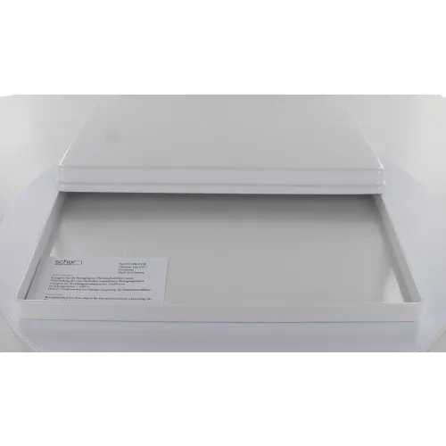 SCHUR NOVOTRAY 120 KUNSTSTOF WIT MET DEKSEL (280x190x40mm)