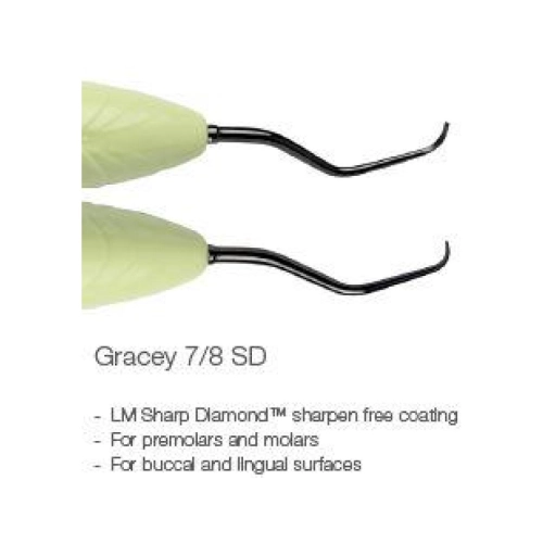LM GRACEY CURETTE 7/8 SHARP DIAMOND ERGOSENSE NR.207-208SDES