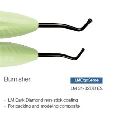 LM DENTAL BURNISHER INSTRUMENT DARK DIAMOND ERGOSENSE LM31-32DD ES