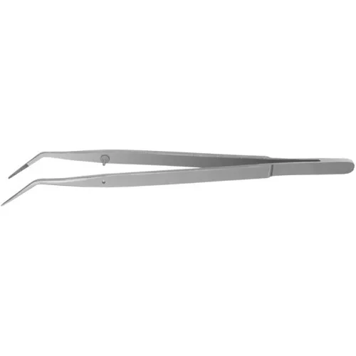 HU-FRIEDY DIAGNOSTISCH PINCET GEBOGEN GERIBBELD NR.DP19 (16cm)
