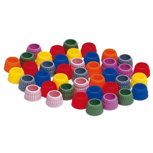 HU-FRIEDY CODE-RINGEN SATIN STEEL KLEUR BLAUW (4st) SSG8/4
