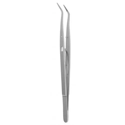 HU-FRIEDY DIAGNOSTISCH PINCET GEBOGEN GERIBBELD MET SLOT NR.DP18L (16cm)