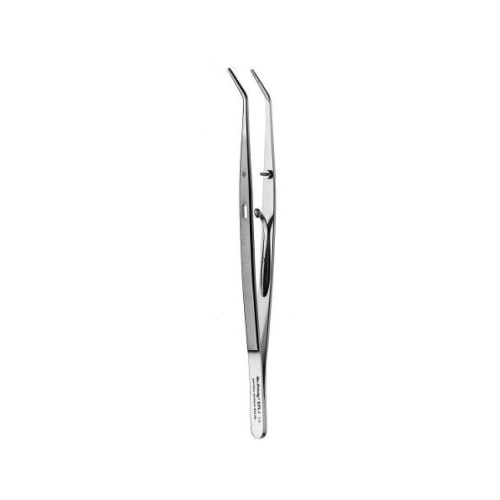 HU-FRIEDY ENDODONTISCH PINCET GEBOGEN GERIBBELD MET SLOT NR.EPL1 (16,5cm)