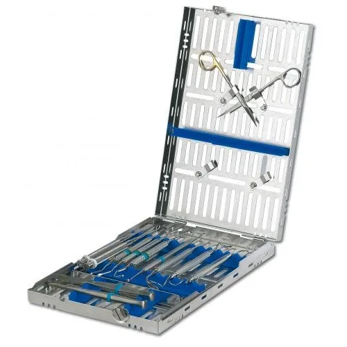 HU-FRIEDY IMS STERILISATIECASSETTE 18st BLAUW IMDIN138S