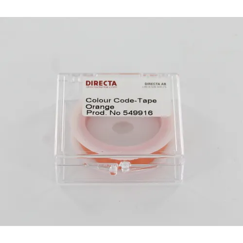 DIRECTA TAPE`N TELL IDENTIFICATIETAPE ROL ORANJE (6mm/3mtr)
