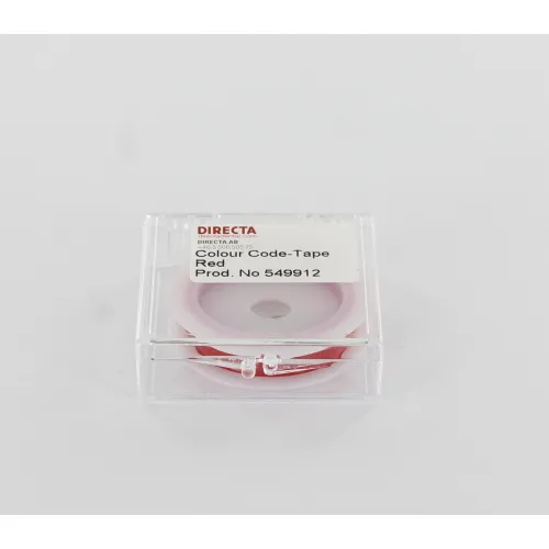 DIRECTA TAPE`N TELL IDENTIFICATIETAPE ROL ROOD (6mm/3mtr)