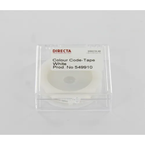 DIRECTA TAPE`N TELL IDENTIFICATIETAPE ROL WIT (6mm/3mtr)
