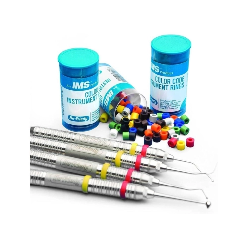 HU-FRIEDY CODE-RINGEN KLEUR GEEL LARGE (50st) IMS-1285L