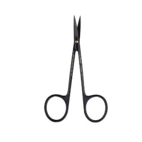 HU-FRIEDY CHIRURGISCHE SCHAAR IRIS SUPER-CUT GEBOGEN BLACK-LINE NR.S18SCX (11,5cm)
