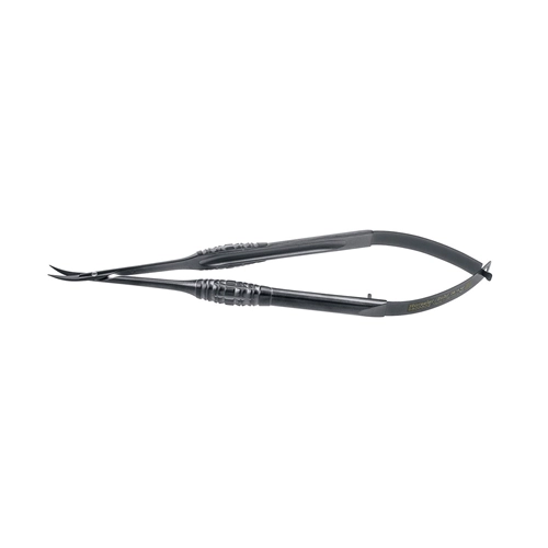 KEYDENT HUERZLER/ZUHR TOUCHGRIP 02 MICRO SPRING SCISSORS CURVED 17,5cm