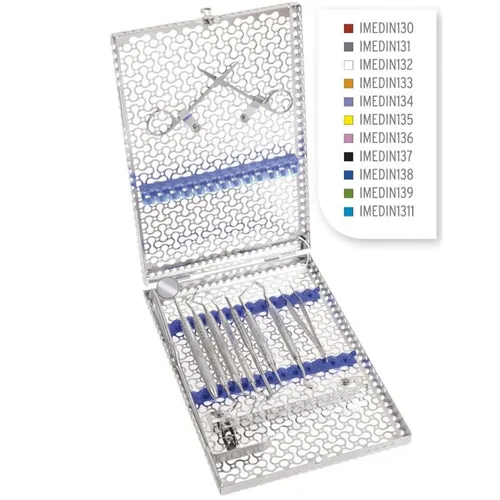HU-FRIEDY IMS STERILISATIECASSETTE 13st ROOD IMEDIN130