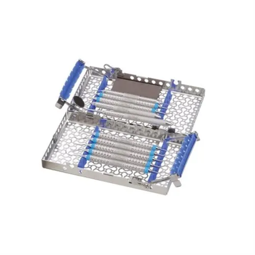 HU-FRIEDY IMS INFINITY CASSETTE DOUBLE DECKER 14 INSTRUMENTEN OCEAN BLUE NR.IMN91411