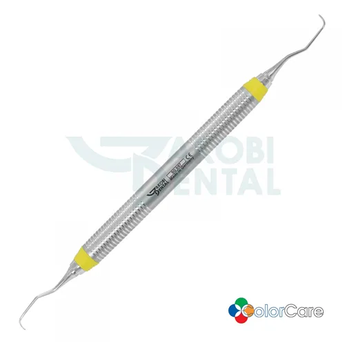 JAKOBI CURETTE 5/6 GRACEY COLOR-CODED GEEL #7 NR.SG5/67
