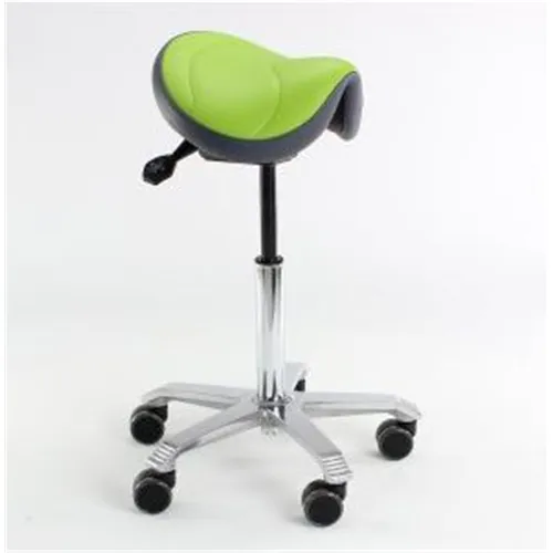 SCORE ZADELSTOEL AMAZONE MET VASTE ZITHOEK STAMSKIN BICOLOR GREEN /ANTHRACITE