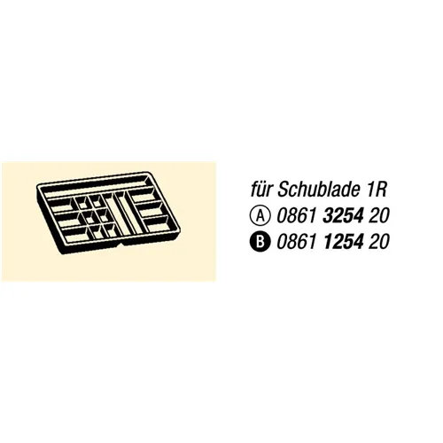 BAISCH LADENINSERT ZONDER RAND 410x308x24 (0861-1254-20)